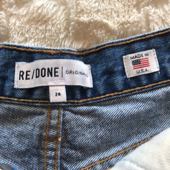 ReDone Originals Denim Shorts - Picture 4 of 7